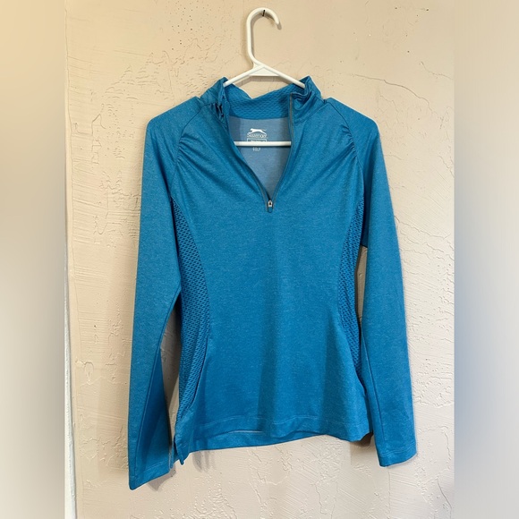 🎈2/$15🎈Slazenger Golf Quarter Zip Women’s Small Athletic Long Sleeve - Picture 1 of 9